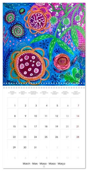 Produktbild: Garden Of Joy 2027 (Wall Calendar 2027 12 &times; 12 Inch) CALVENDO 12 Month Wall Calendar