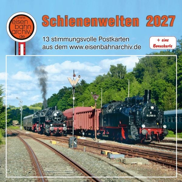 Produktbild: Kalender Schienenwelten 2027