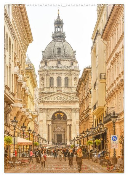 Produktbild: Budapest - Ein malerischer Spaziergang (Wandkalender 2026 DIN A2 hoch), CALVENDO Monatskalender