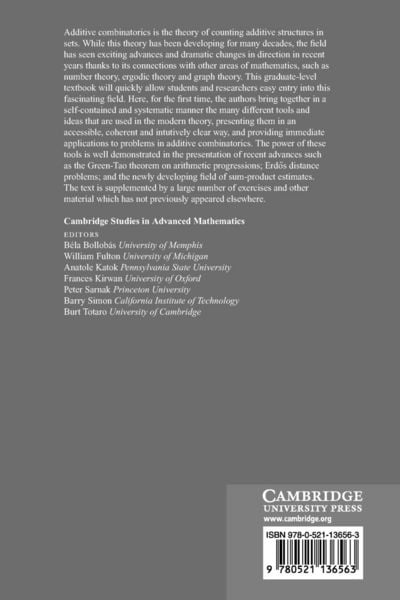 Produktbild: Additive Combinatorics