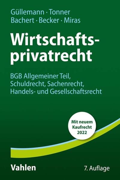 Produktbild: Wirtschaftsprivatrecht
