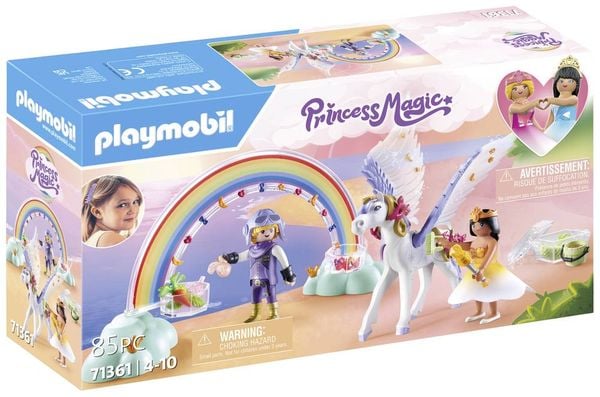 PLAYMOBIL 71361 - Princess Magic - Himmlischer Pegasus mit Regenbogen