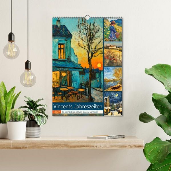 Produktbild: Vincents Jahreszeiten (Wandkalender 2026 DIN A3 hoch), CALVENDO Monatskalender