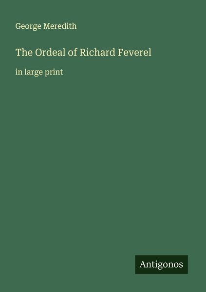 Produktbild: The Ordeal of Richard Feverel