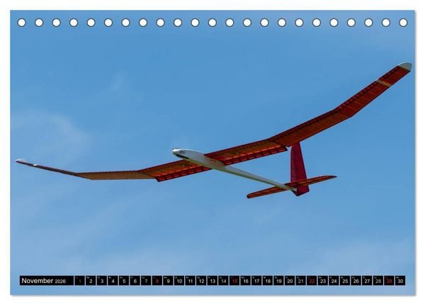 Produktbild: Modellflugkalender 2026 (Tischkalender 2026 DIN A5 quer), CALVENDO Monatskalender