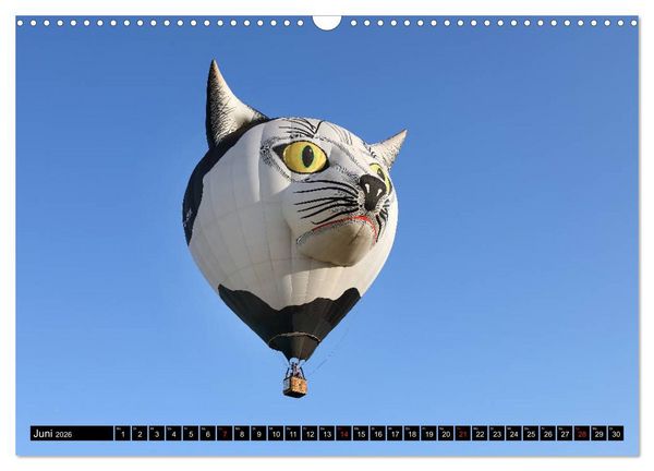 Produktbild: Ballonfahren - Die Stille nach dem Start (Wandkalender 2026 DIN A3 quer), CALVENDO Monatskalender