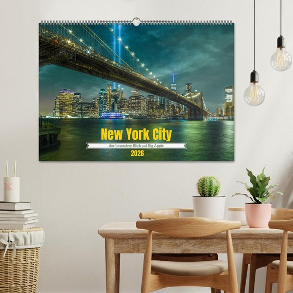 Produktbild: New York City - der besondere Blick auf Big Apple (Wandkalender 2026 DIN A2 quer), CALVENDO Monatskalender