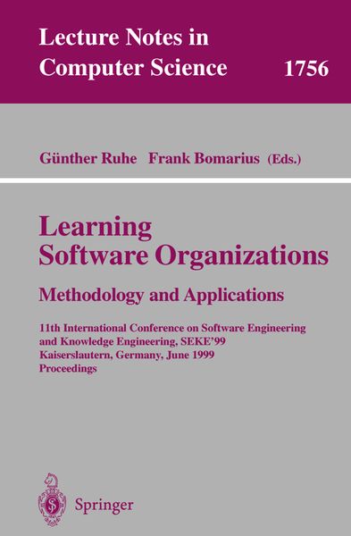 Produktbild: Learning Software Organizations: Methodology and Applications