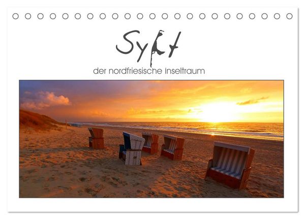 Produktbild: Sylt, der nordfriesische Inseltraum (Tischkalender 2026 DIN A5 quer), CALVENDO Monatskalender