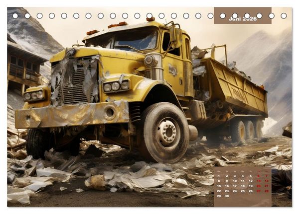 Produktbild: Der Schimmer im Dreck (Tischkalender 2026 DIN A5 quer), CALVENDO Monatskalender