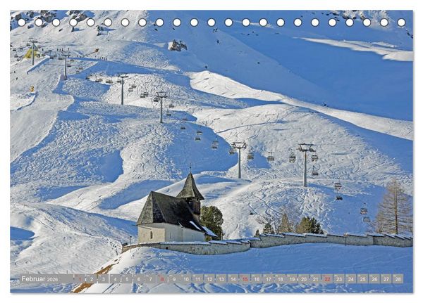 Produktbild: AROSA im Winter (Tischkalender 2026 DIN A5 quer), CALVENDO Monatskalender