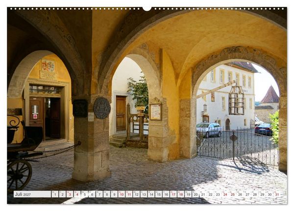 Produktbild: Rothenburg ob der Tauber. Sehensw&uuml;rdigkeiten. (hochwertiger Premium Wandkalender 2027 DIN A2 quer), Kunstdruck in Hochglanz
