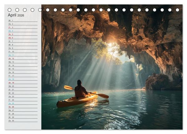 Produktbild: Freiheit sp&uuml;ren (Tischkalender 2026 DIN A5 quer), CALVENDO Monatskalender