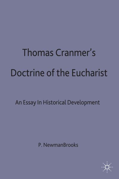 Produktbild: Thomas Cranmer's Doctrine of the Eucharist