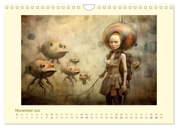 Produktbild: Surreale Alienwelt (Wandkalender 2026 DIN A4 quer), CALVENDO Monatskalender