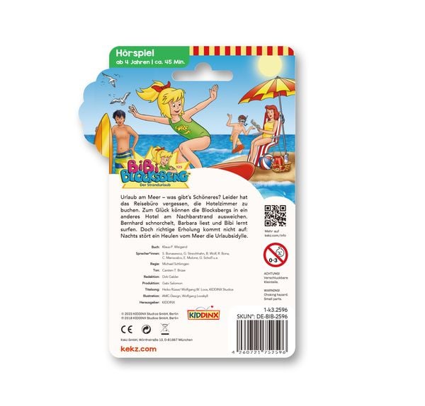 Produktbild: Bibi Blocksberg - Strandurlaub, 1 Audio-Chip