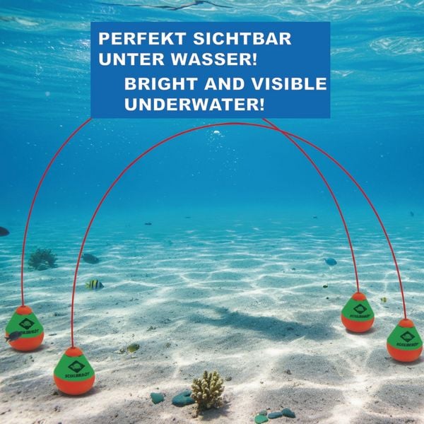 Produktbild: Schildkr&ouml;t 970324 - Tauchb&ouml;gen, 3-teilig, f&uuml;r Schwimm- und Tauchtaining ab 6 Jahren