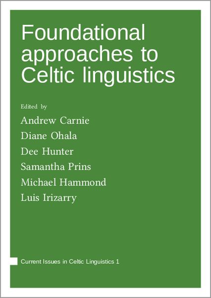 Produktbild: Foundational approaches to Celtic linguistics
