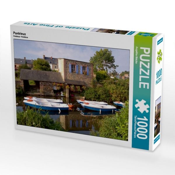 CALVENDO Puzzle Pontrieux | 1000 Teile Lege-Größe 64x48cm Foto-Puzzle für glückliche Stunden