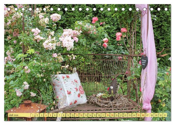 Produktbild: Gartenzauber (Tischkalender 2026 DIN A5 quer), CALVENDO Monatskalender
