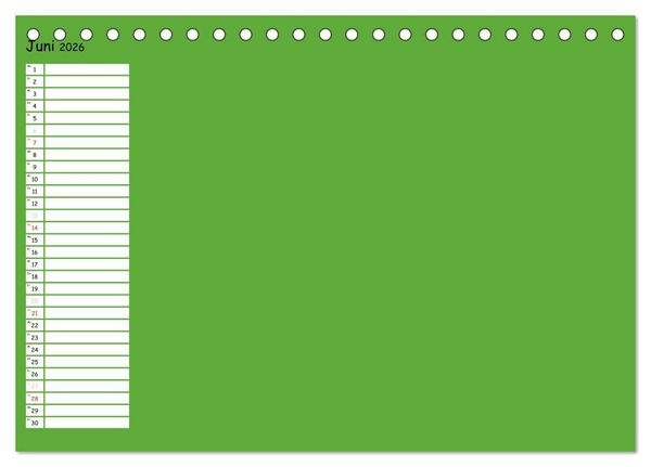Produktbild: Bunter Bastelkalender (Tischkalender 2026 DIN A5 quer), CALVENDO Monatskalender