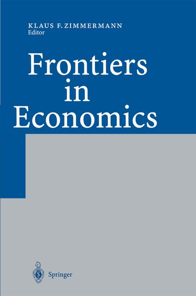 Produktbild: Frontiers in Economics