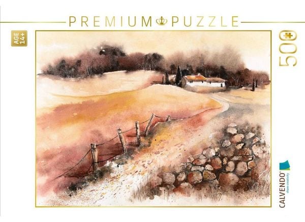 CALVENDO Puzzle Weg zum Haus | 500 Teile Lege-Größe 48 × 36 cm Foto-Puzzle für Erwachsene