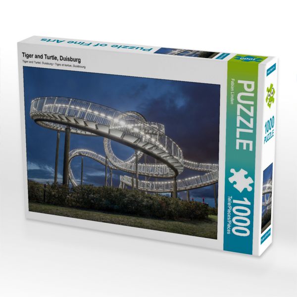 Produktbild: CALVENDO Puzzle Tiger and Turtel, Duisburg | 1000 Teile Lege-Gr&ouml;&szlig;e 64x48cm Foto-Puzzle f&uuml;r gl&uuml;ckliche Stunden