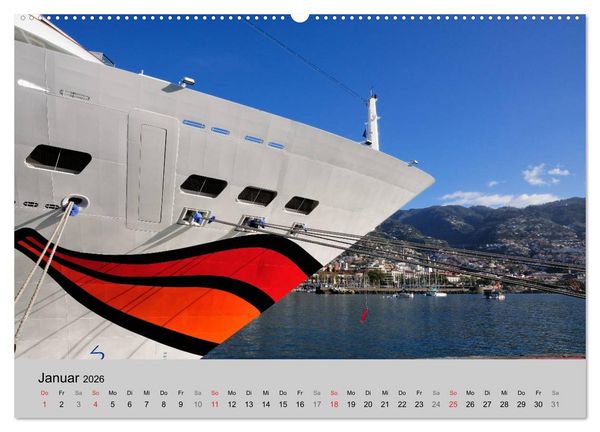 Produktbild: Kreuzfahrt Impressionen (Wandkalender 2026 DIN A2 quer), CALVENDO Monatskalender
