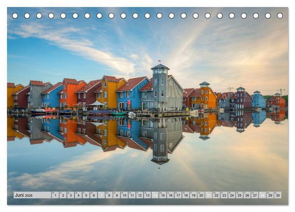 Produktbild: Wundersch&ouml;ne Niederlande (Tischkalender 2026 DIN A5 quer), CALVENDO Monatskalender