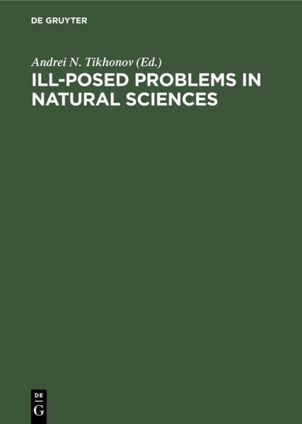 Produktbild: Ill-Posed Problems in Natural Sciences