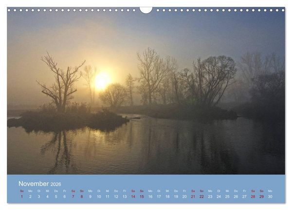 Produktbild: Das Jahr an der Naab zwischen Burglengenfeld und Kallm&uuml;nz (Wandkalender 2026 DIN A3 quer), CALVENDO Monatskalender
