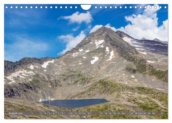 Produktbild: Berge - Gletscher - Seen (Wandkalender 2026 DIN A4 quer), CALVENDO Monatskalender