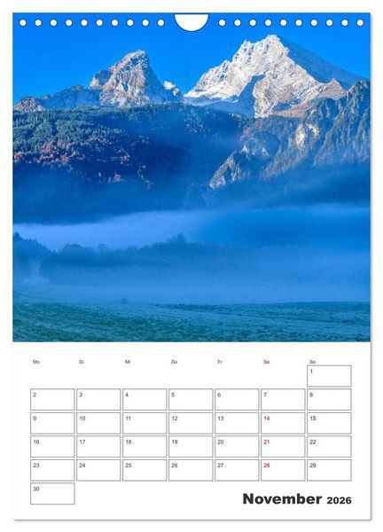 Produktbild: Vier Jahreszeiten im Berchtesgadener Land (Wandkalender 2026 DIN A4 hoch), CALVENDO Monatskalender