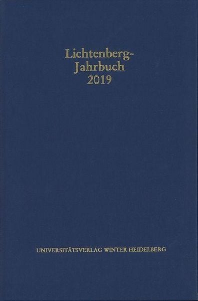 Produktbild: Lichtenberg-Jahrbuch 2019