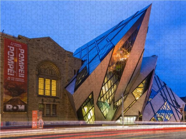 Produktbild: CALVENDO Puzzle Toronto, Royal Ontario Museum und Michael Lee-Chin Crystal 1000 Teile Lege-Gr&ouml;&szlig;e 64 x 48 cm Foto-Puzzle Bild von Hanna Wagner