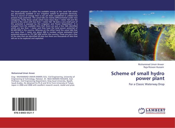 Produktbild: Scheme of small hydro power plant