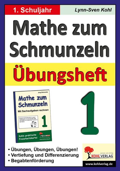 Produktbild: Mathe zum Schmunzeln - &Uuml;bungsheft, 1. Schuljahr