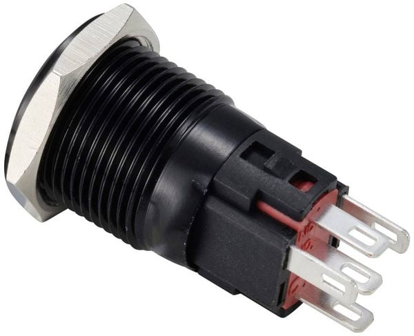Produktbild: TRU COMPONENTS TC-12647444 Drucktaster 250 V/AC 3 A 1 x Aus/(Ein) IP65 Gr&uuml;n tastend Aluminium, eloxiert 1 St.