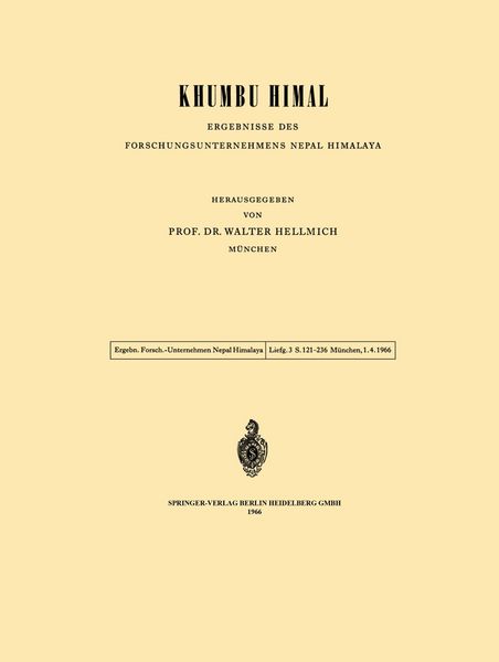 Produktbild: Khumbu Himal &mdash; Ergebnisse des Forschungsunternehmens Nepal Himalaya