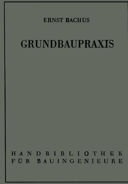 Produktbild: Grundbaupraxis