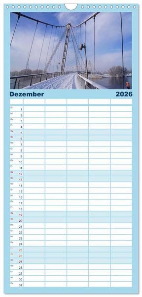 Produktbild: Familienplaner 2026 - Landeshauptstadt Magdeburg mit 5 Spalten (Wandkalender, 21 x 45 cm) CALVENDO