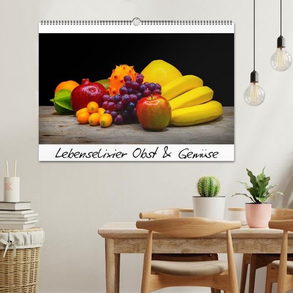 Produktbild: Lebenselixier Obst und Gem&uuml;se (Wandkalender 2026 DIN A2 quer), CALVENDO Monatskalender