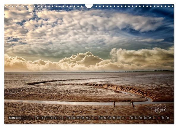 Produktbild: Friesland - Watt und Nordsee / CH-Version (Wandkalender 2026 DIN A3 quer), CALVENDO Monatskalender