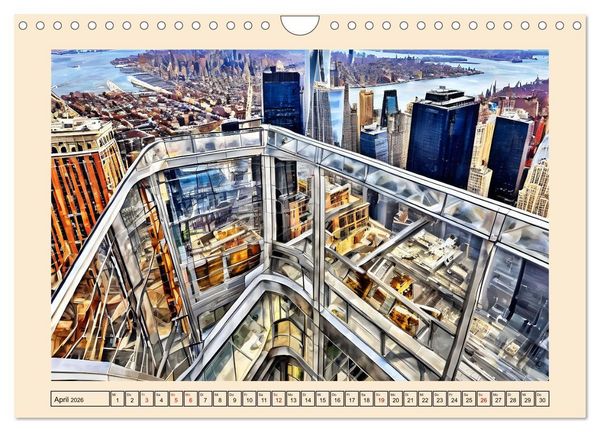 Produktbild: Sightseeing New York (Wandkalender 2026 DIN A4 quer), CALVENDO Monatskalender