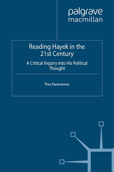 Produktbild: Reading Hayek in the 21st Century
