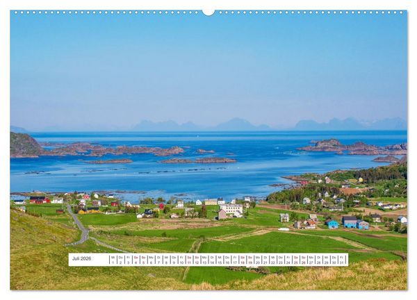 Produktbild: Norwegen - ein traumhaftes Reiseziel (Wandkalender 2026 DIN A2 quer), CALVENDO Monatskalender