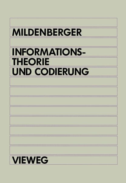 Produktbild: Informationstheorie und Codierung