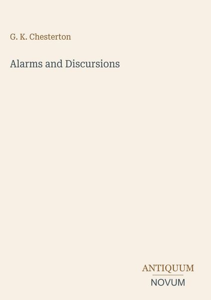 Produktbild: Alarms and Discursions