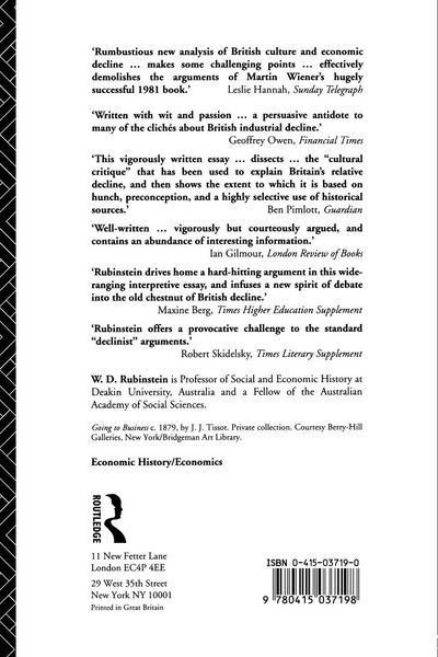 Produktbild: Capitalism, Culture and Decline in Britain
